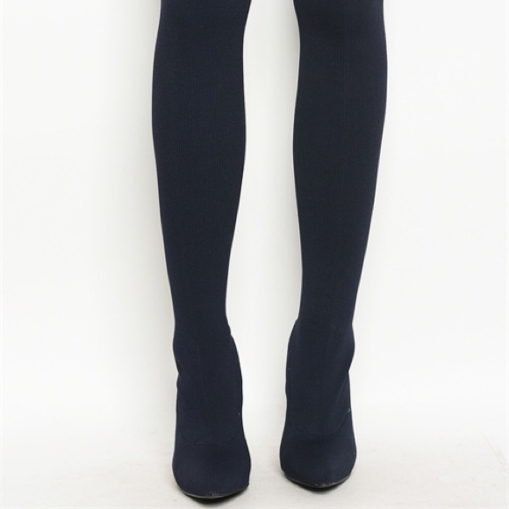 🔥🔥🔥🔥Navy Thigh High Boots - Picture 2 of 3